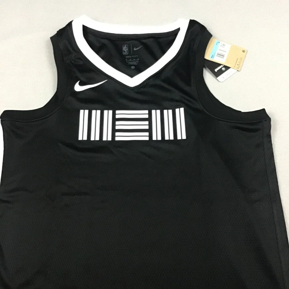 Memphis Grizzlies Jersey Men Medium Black City Edition Swingman Nike DX8537-010